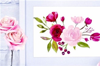Watercolor Florals Live Online